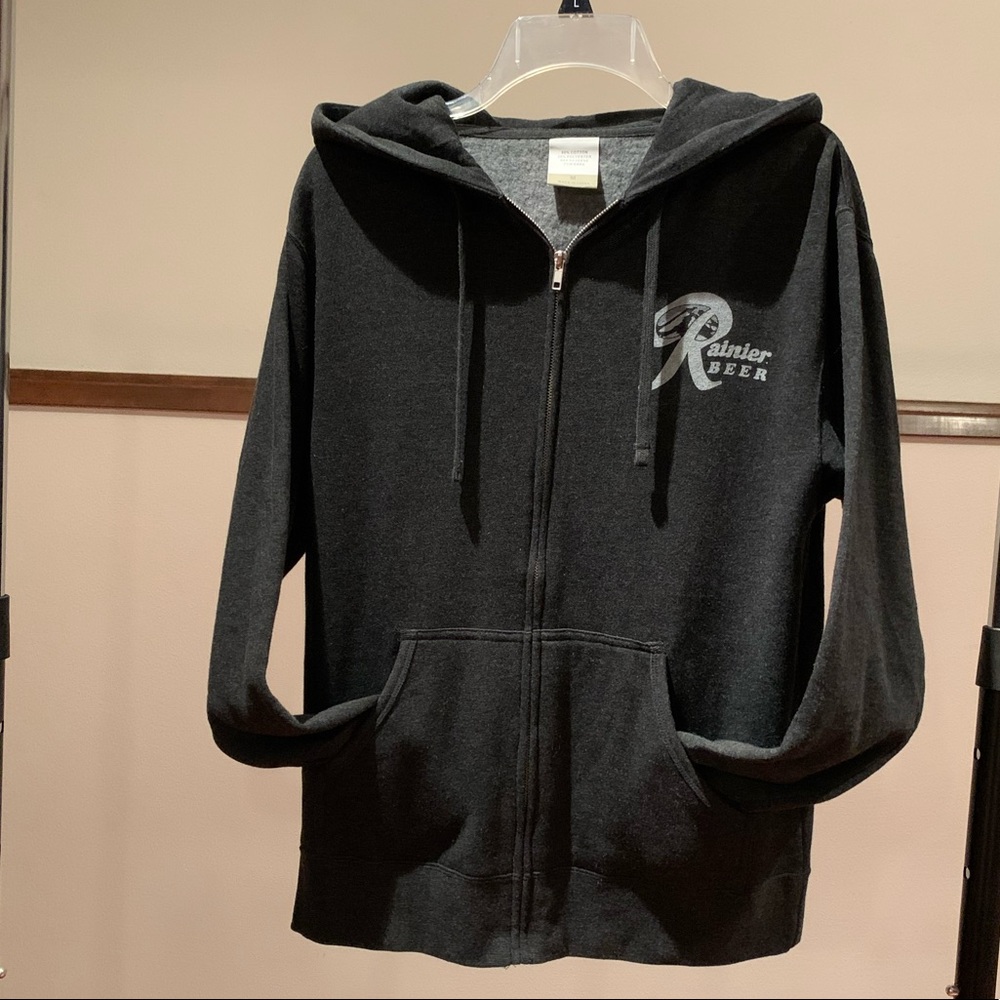 🔹 RAINIER Zipper Up Hoodie Sweatshirt